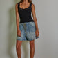 RIBBED LACE TANK