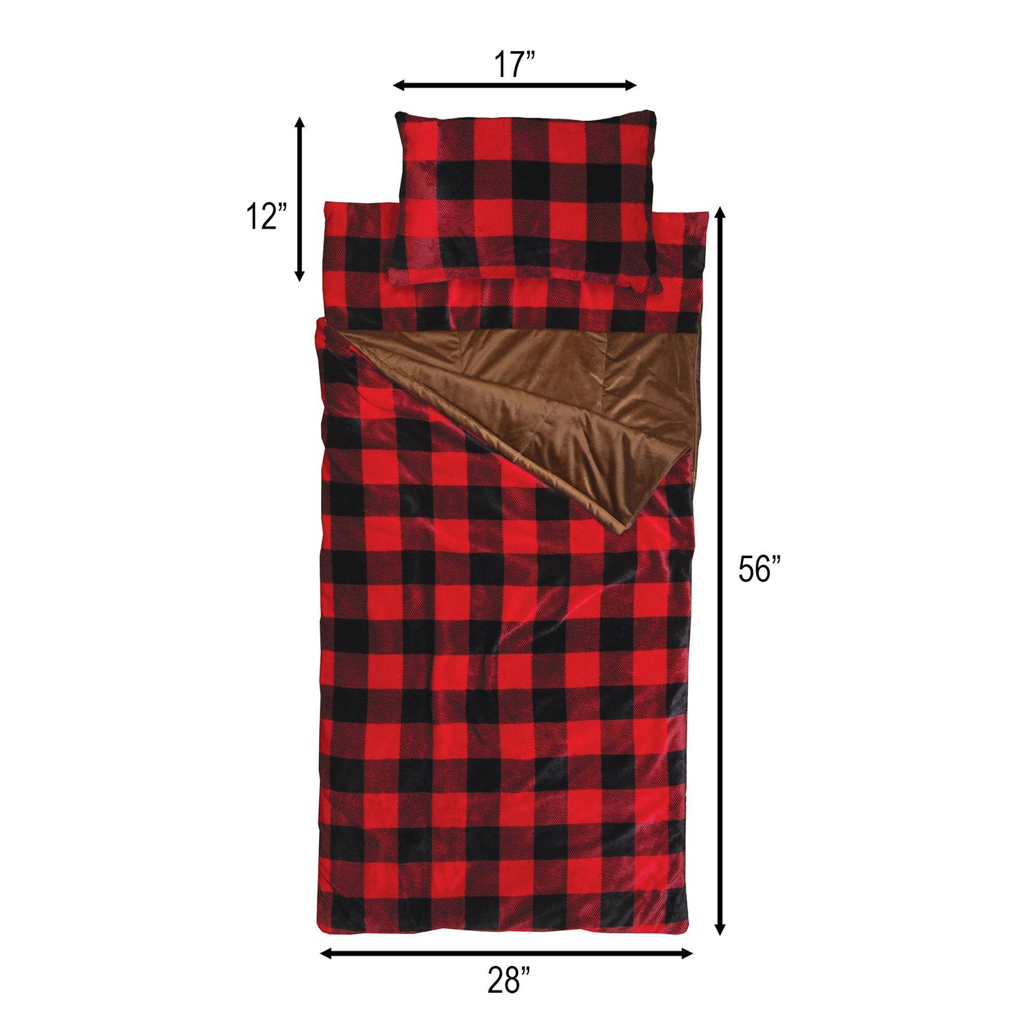 Red Lumberjack Slumber Bag