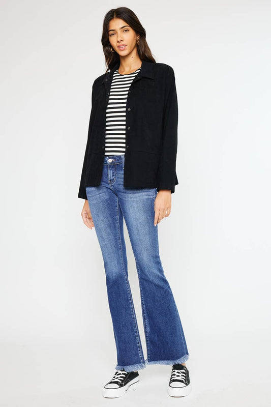 LOW RISE BABY BOOTCUT DENIM