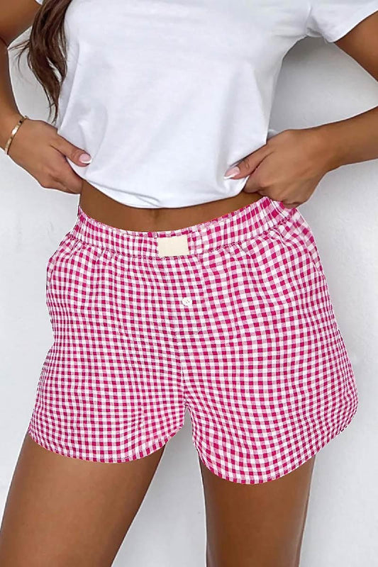 CHECKERED BOXER SHORTS